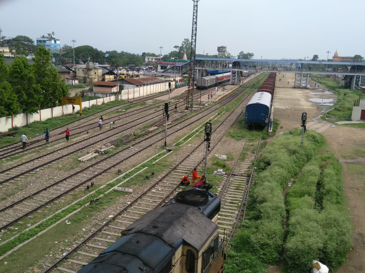 Shrinking railway land in Dimapur forced double-track diversion to Assam